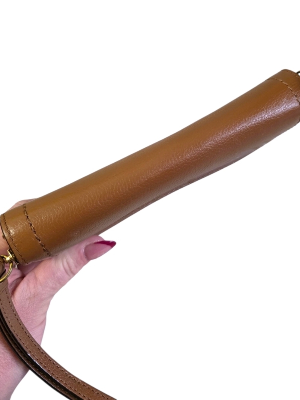 Coach Cognac Leather Double Zip Wallet Wristlet Large Organizer Clutch - Picture 15 of 15